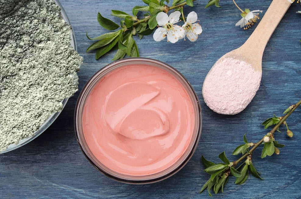 Timeless Beauty of Pink and Green Clay